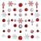 81ct. Holiday Deluxe Shatterproof Christmas Tree Ornament Box Set